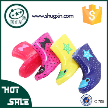 girl rain boots China pvc boots warm boots for snow